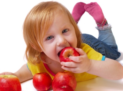 Alimentos infantis para crianças