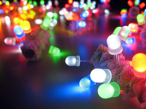 Iluminação de Abajur com leds