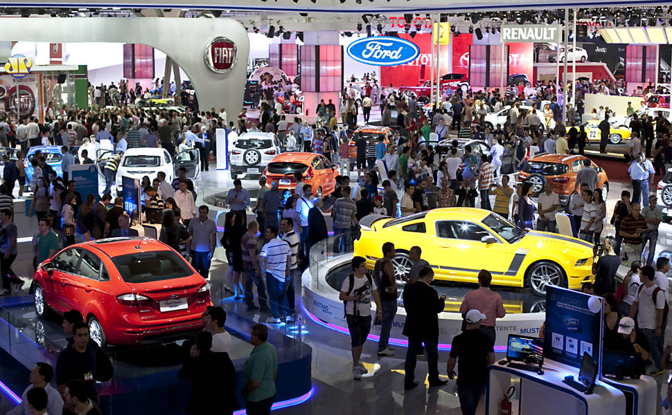 O Salão do Automóvel é um sucesso todos os anos (Foto: Divulgação)