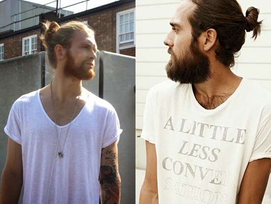 O coque masculino está ficando mais comum cada vez mais entre os homens (Foto: Divulgação)