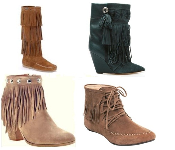 Botas de Franja Looks e Modelos (foto ilustração)