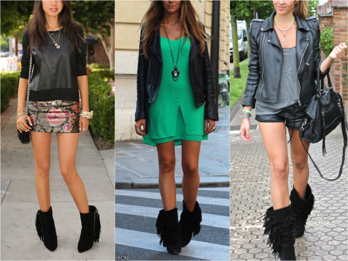Botas de Franja Looks e Modelos (foto ilustração)
